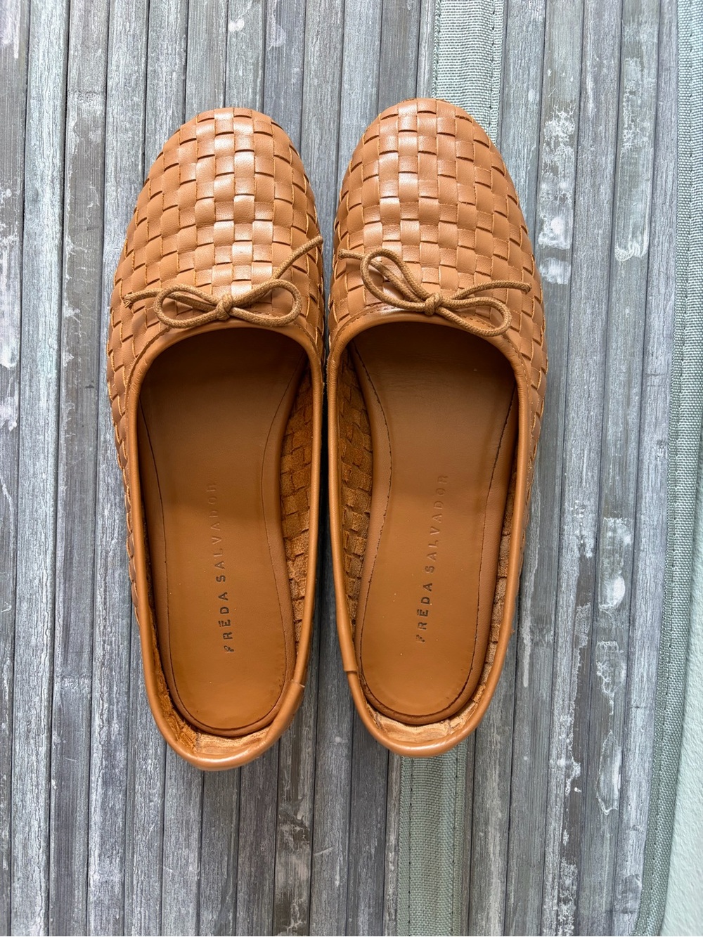 Freda Salvador Roma Cognac Woven Calf - Picture 3 of 9